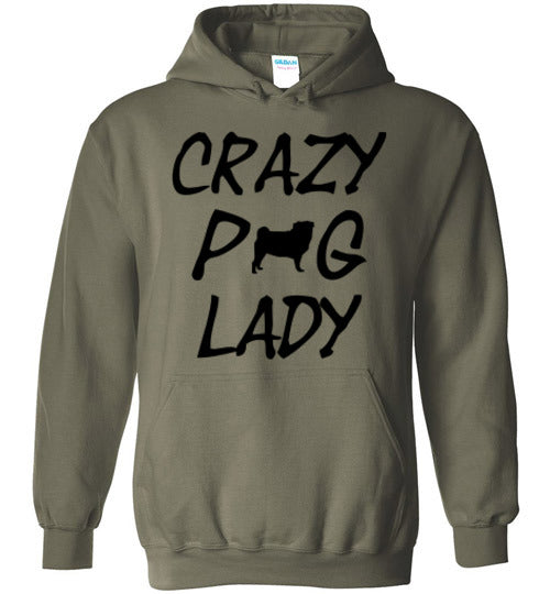 Crazy Pug Lady - Hoodie - Tail Threads