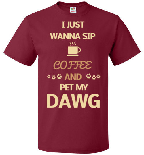 Sip Coffee Pet Dawg - Unisex - Tail Threads