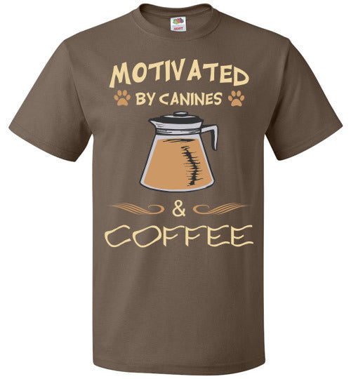 Motivated by Canines & Coffee - Unisex - Tail Threads
