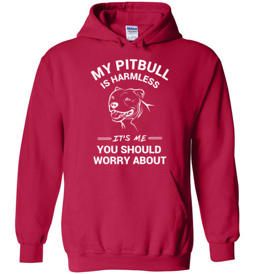 Mt Pit Bull Is Harmless - Hoodies - Tail Threads