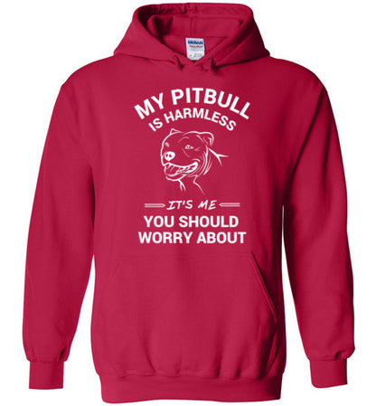 Mt Pit Bull Is Harmless - Hoodies - Tail Threads