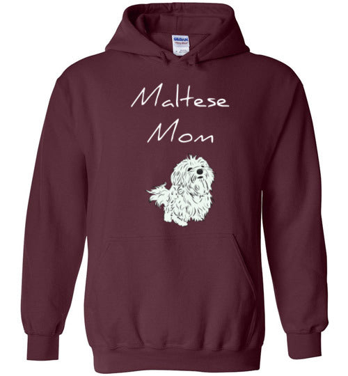 Maltese Mom - Hoodie - Tail Threads