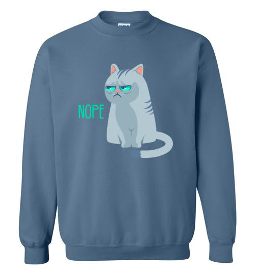 Nope Cat - Sweatshirt