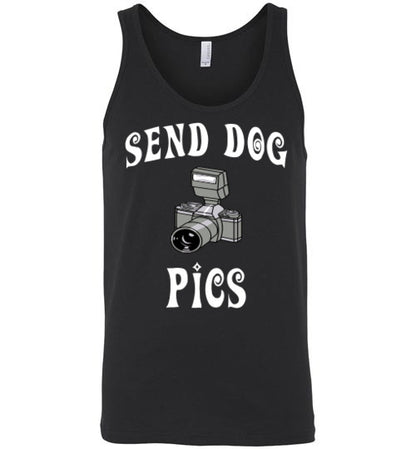 Send Dog Pics - Unisex Tank - Tail Threads