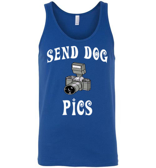 Send Dog Pics - Unisex Tank - Tail Threads