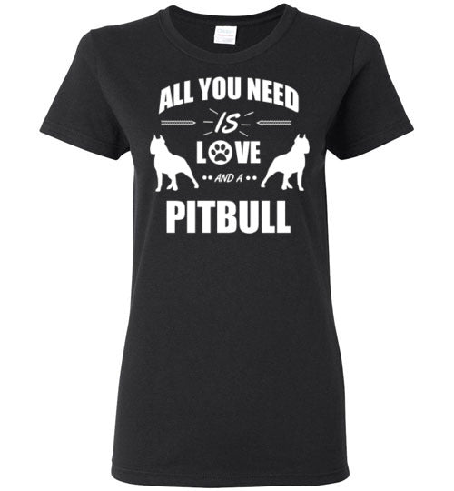 All You Need Is Love - Pit Bull - Ladies Cut - Tail Threads