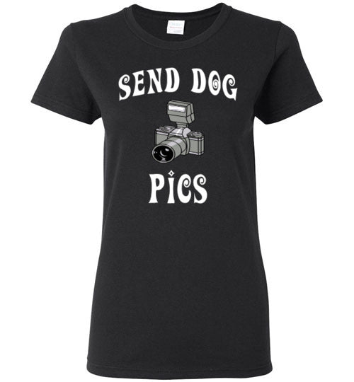 Send Dog Pics - Ladies Cut - Tail Threads