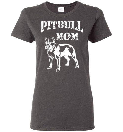 Pitbull Mom - Ladies Cut - Tail Threads