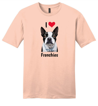 I Love Frenchies - Unisex Tee