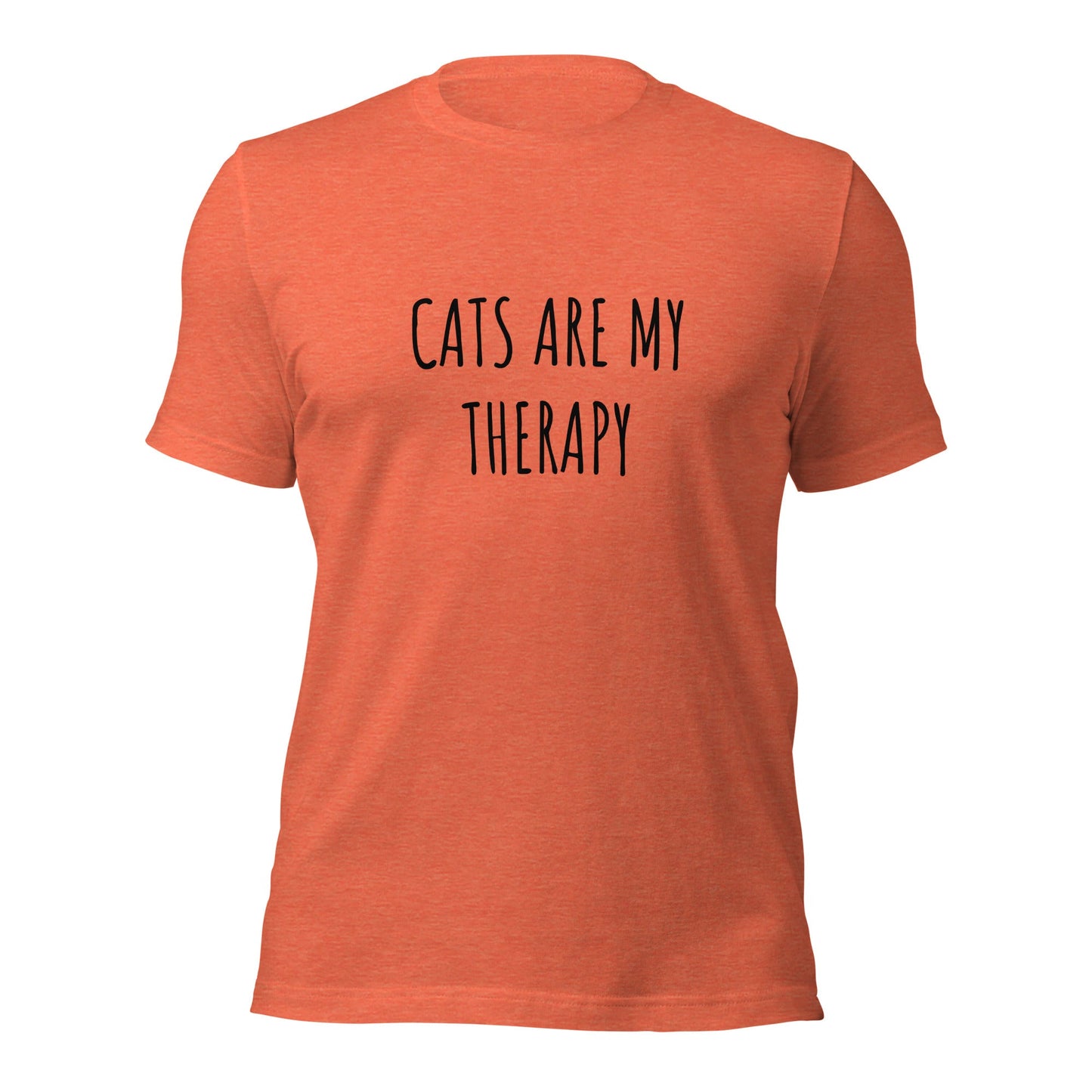 Cats Are My Therapy | Bella + Canvas Unisex t-shirt