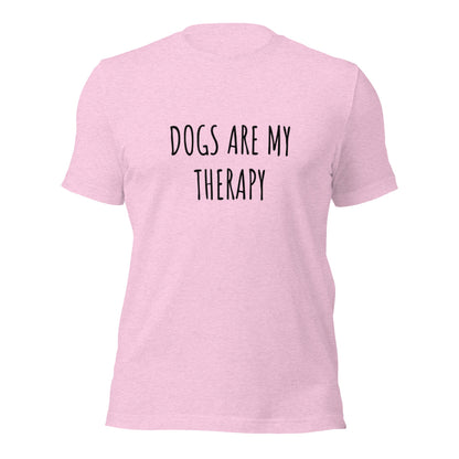 Dogs Are My Therapy | Bella + Canvas Unisex t-shirt
